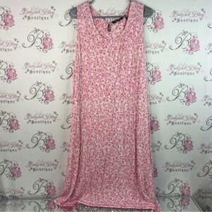 Tivoglio dress ribbon 🎀 back detail floral Pink Paisley Dress keyhole opening